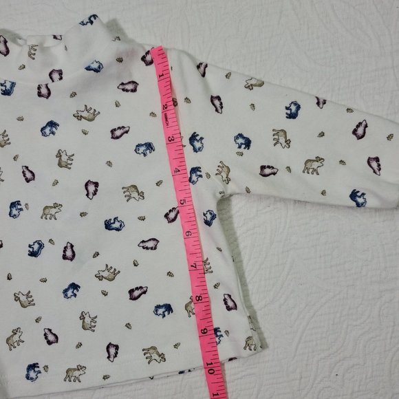 Vintage Mountain Animals Turtleneck 6-9 months - Picture 6 of 9